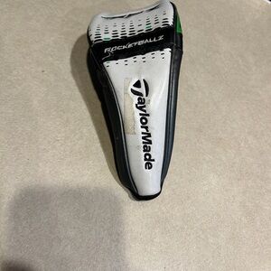 TaylorMade RocketBallz Headcover in Black, White, and Green